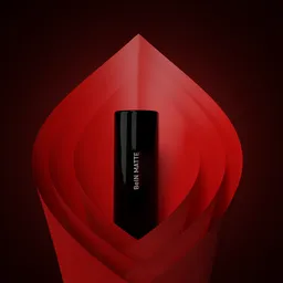 Lipstick in a minimal rose shape