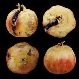 Split  Pomegranate