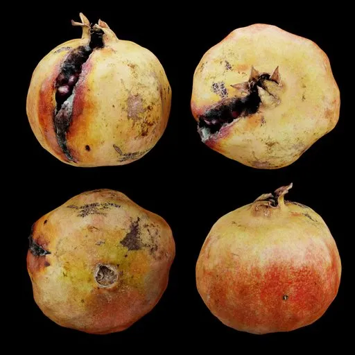 Split  Pomegranate