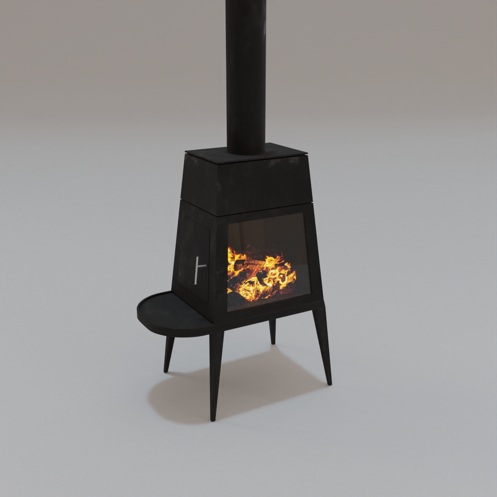 Wittus Shaker Wood Stove FREE Fireplaces models BlenderKit