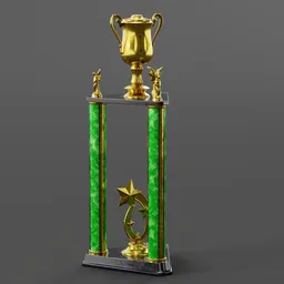 Triple Column Trophy
