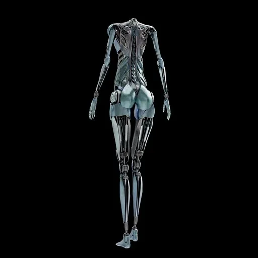 Cyborg Mechanical Skeleton - Female