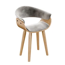 Grafton Dining Chair. Walnut & Grey