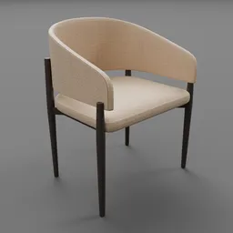 Eva Fabric Dining Armchair