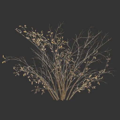 Winter Bush Plant Game Ready
