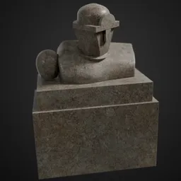 Statue Low Poly