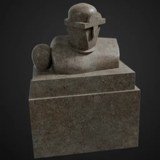 Statue Low Poly