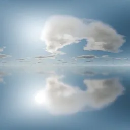 Cloud Reflection Seascape