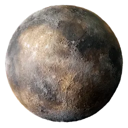 Moon Lunar Rock Red Dark