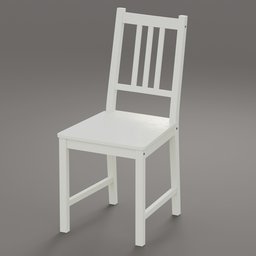 White kitchen chair