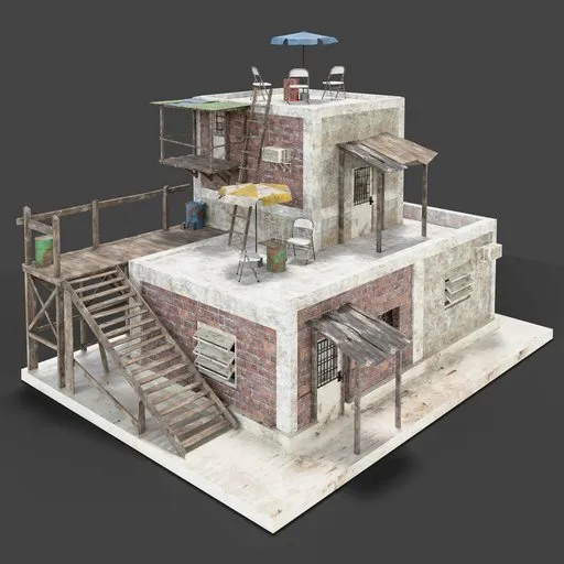 Slum | Historic Buildings models | Blendkit