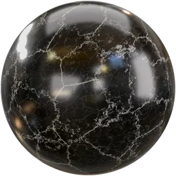 AT-Procedural Black Marble Material