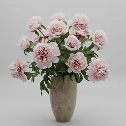 Elegant Peony Floral Bouquet
