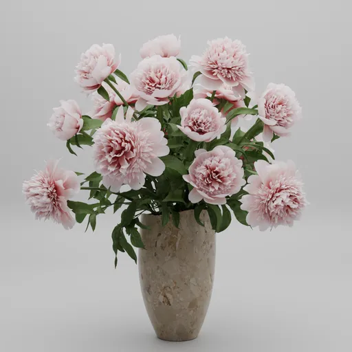 Elegant Peony Floral Bouquet