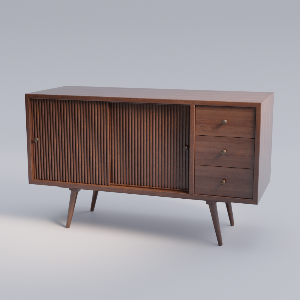 Dresser Shelves models BlenderKit