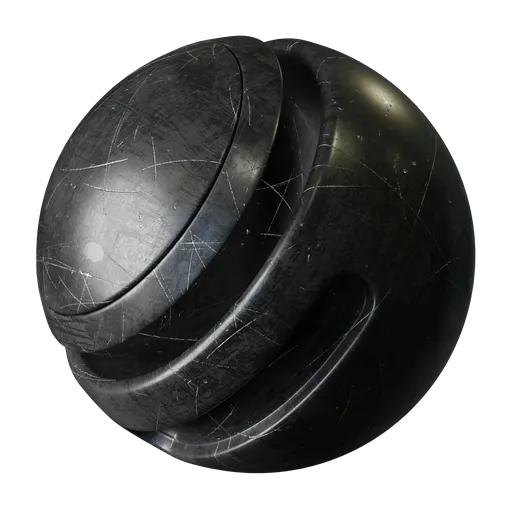 Heavy Scratched Dark Steel