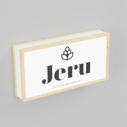 Jeru Wood Sign Board 60x30x11