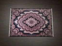 Detailed 3D Persian carpet model with intricate patterns, optimized for Blender renderings.