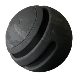 Damaged Dark Concrete