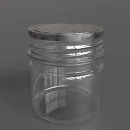 Glass can