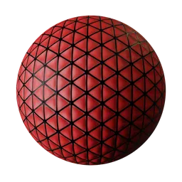 Sci-Fi Triangular Padded Leather