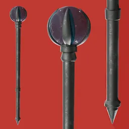 Scepter With A Glass Ball