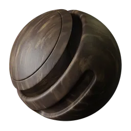 Procedural Dark Tree Wood