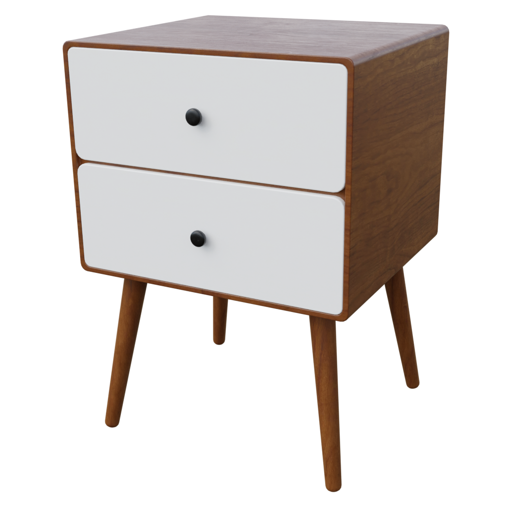 Mid centurynight stands 29 (1705012712) 3D Table models BlenderKit