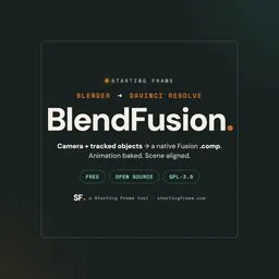 BlendFusion — Export to Fusion (.comp)
