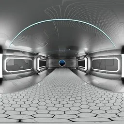Studio  SciFi Corridor HDRI