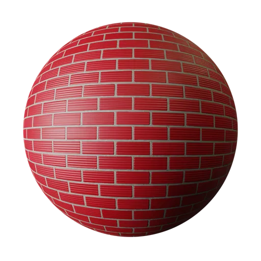 Red Grooved Brick