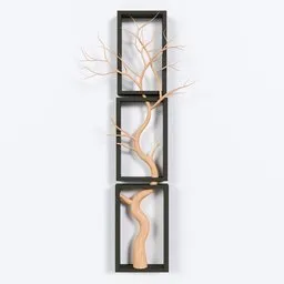 Minimalist Tree Branch Wall Art Set