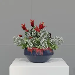 Red Flower Arrangement
