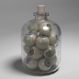 Eye balls Glass Jar Halloween