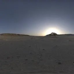 Desert Sunset Horizon