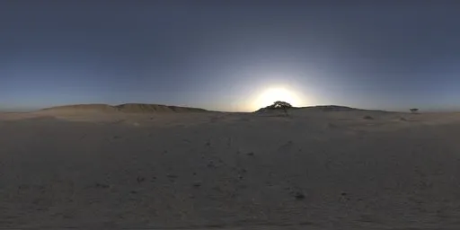 Desert Sunset Horizon