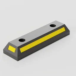 Car Park Rubber Car Stopper