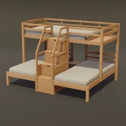 Multiple BunkBed with Staires