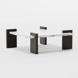 Living room marble coffee table