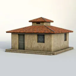 Earthen Village Clay House