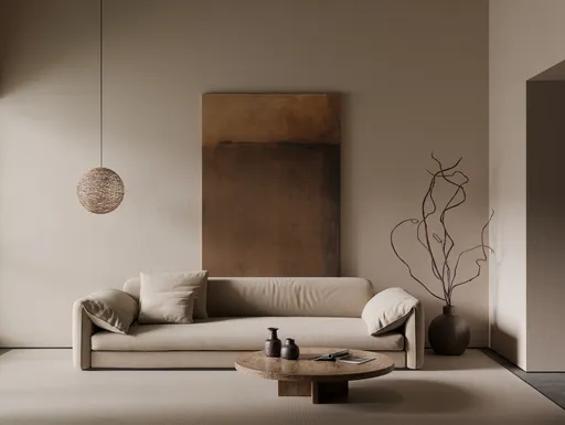 Serene Minimalist Living Room