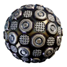 Stylize metallic bumpy texture