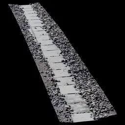 Scan Small rock road