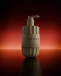 Body Lotion Pump Bottle Mockup