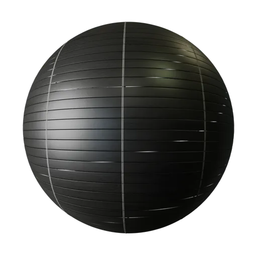 Wooden black blinds