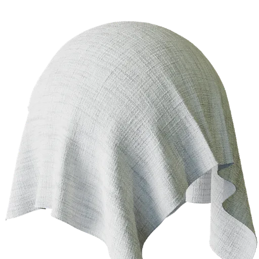 White Fine Woven Fabric