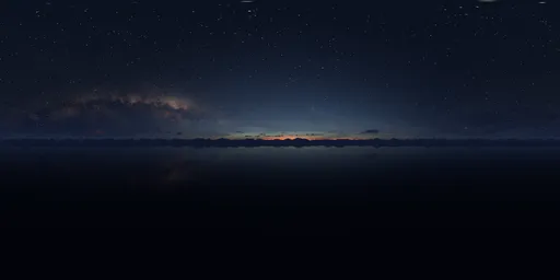 Night Twilight Landscape Stars