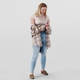 Ring Reverie Girl in Casual Outfit