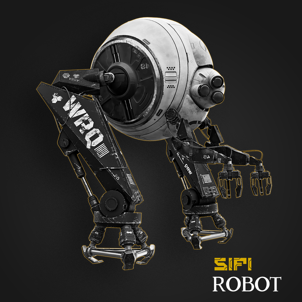 Rool bot | FREE Robotics models | Blendkit