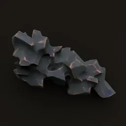 Stylized rock cluster